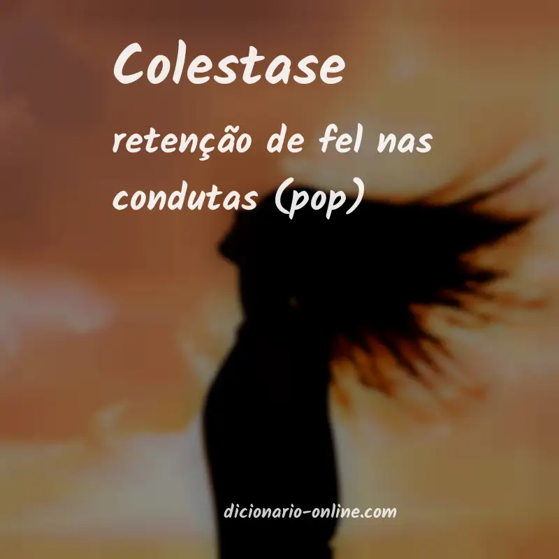 Significado de colestase