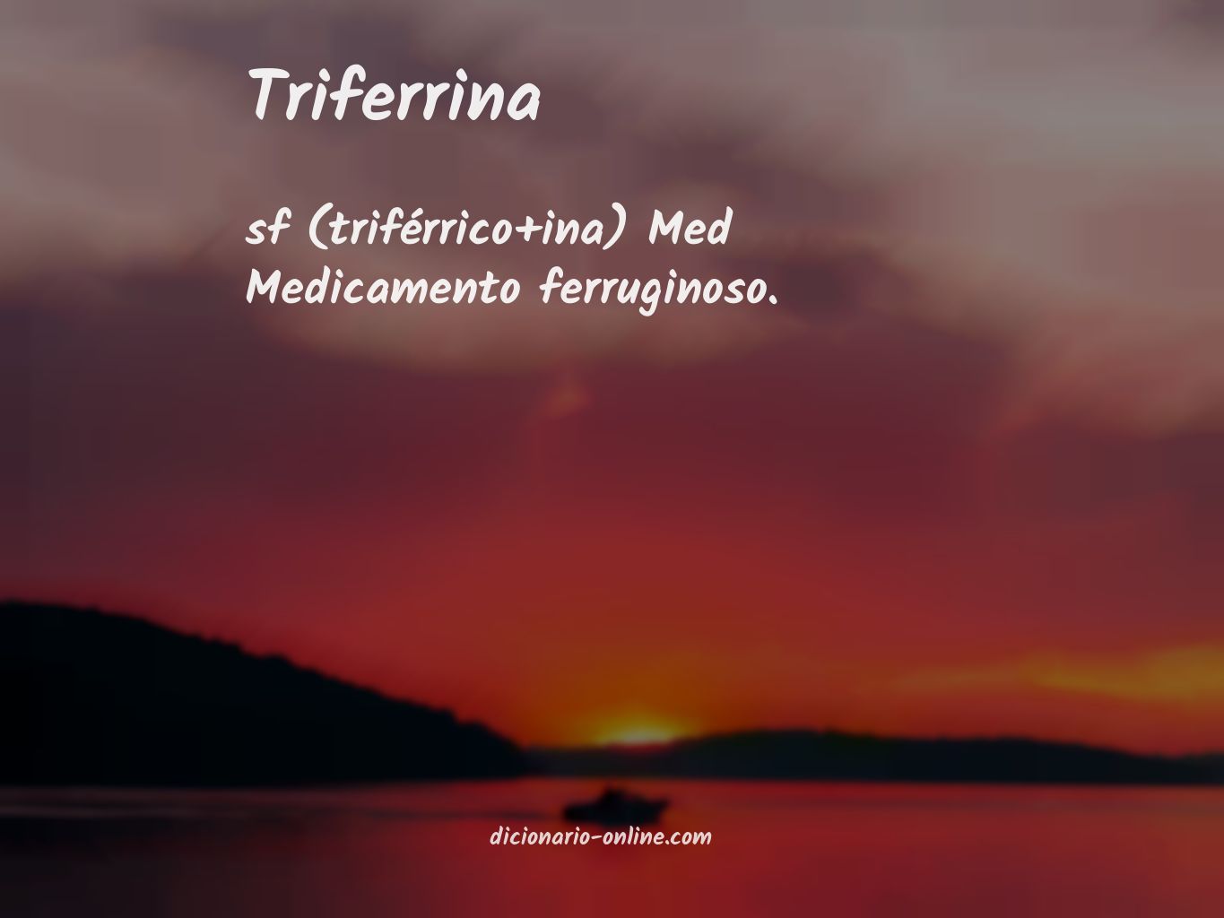 Significado de triferrina