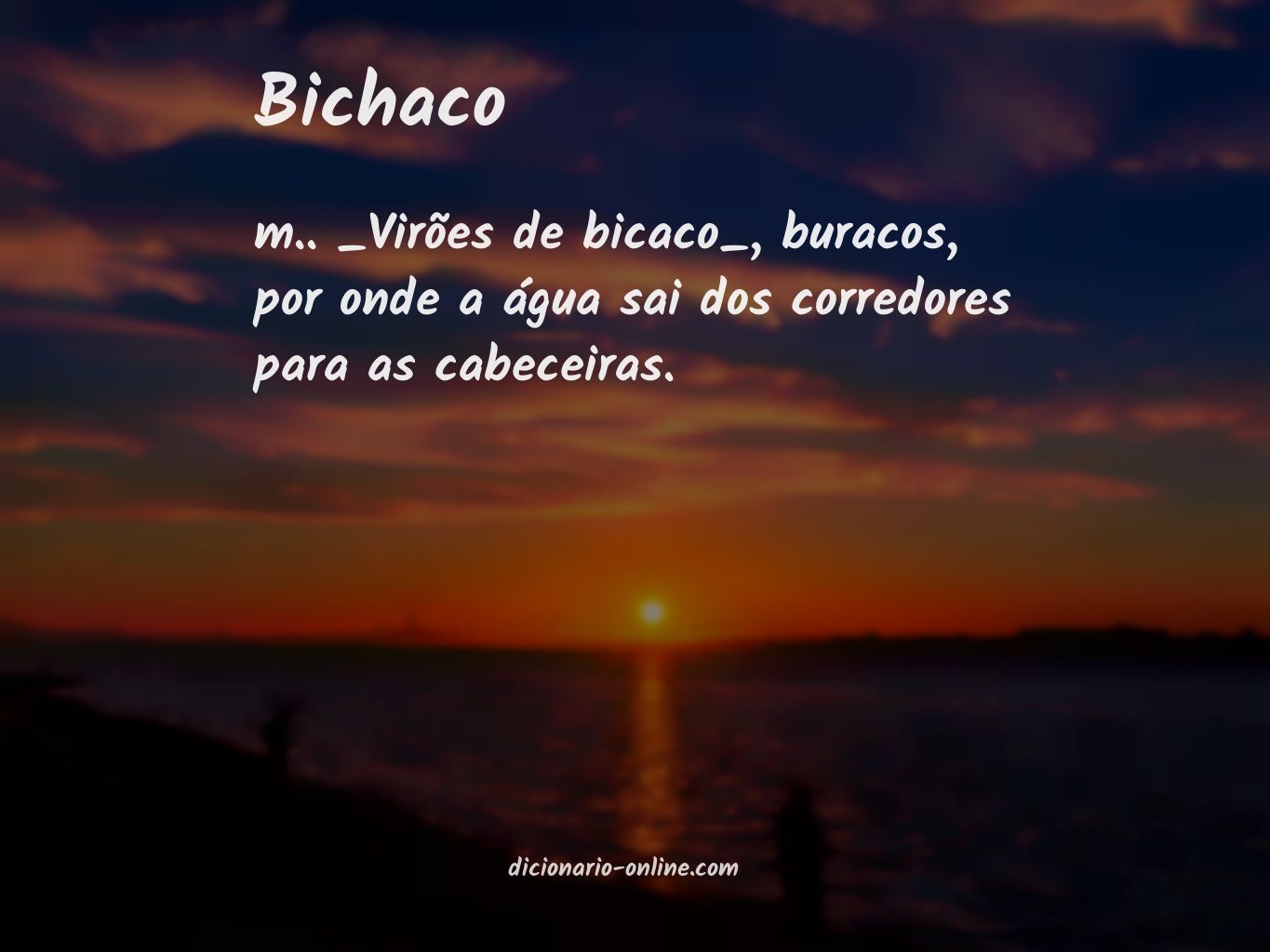 Significado de bichaco