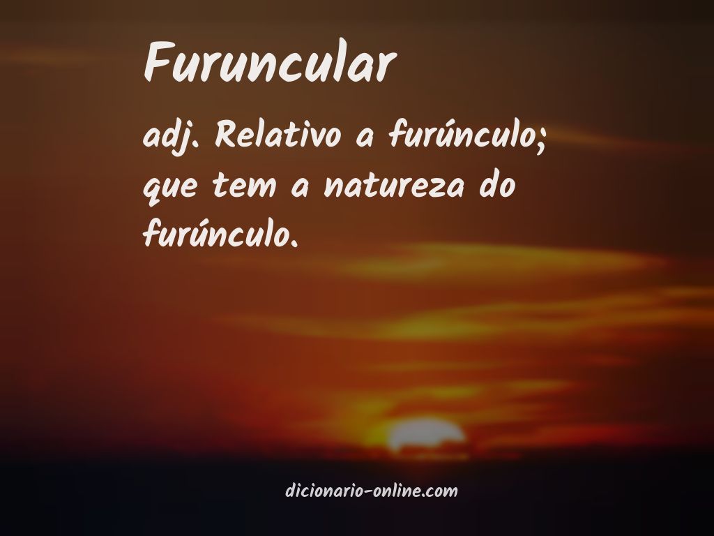 Significado de furuncular