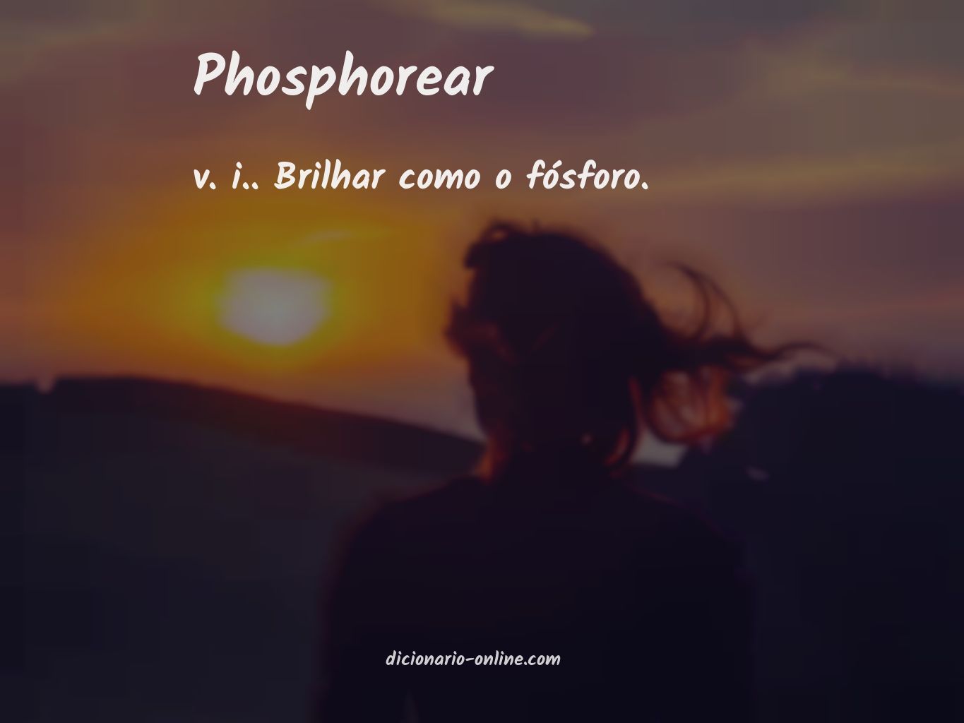 Significado de phosphorear