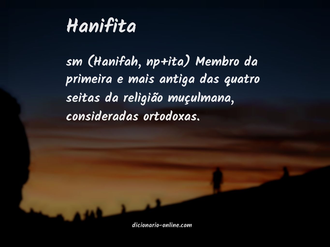 Significado de hanifita