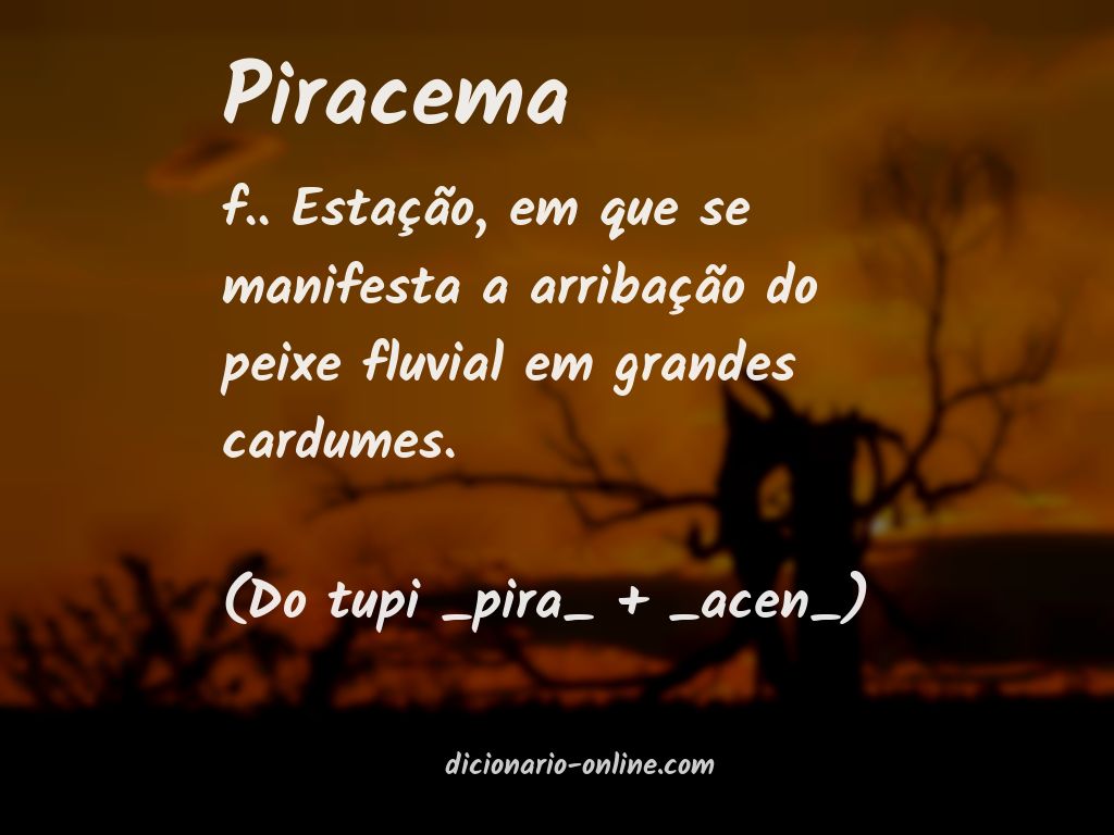 Significado de piracema