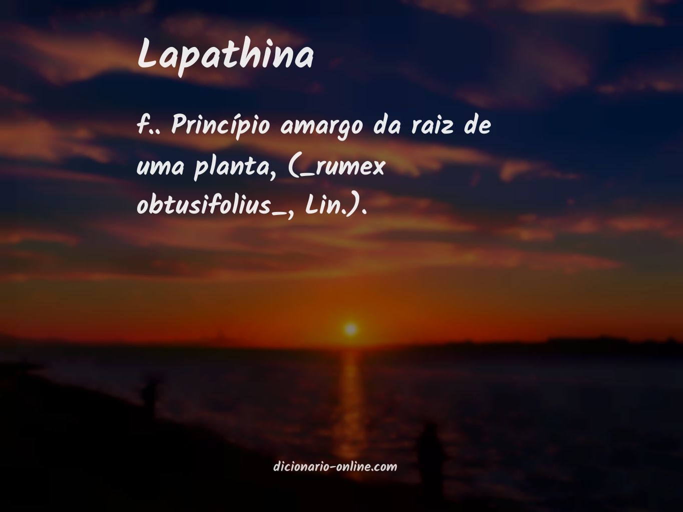 Significado de lapathina