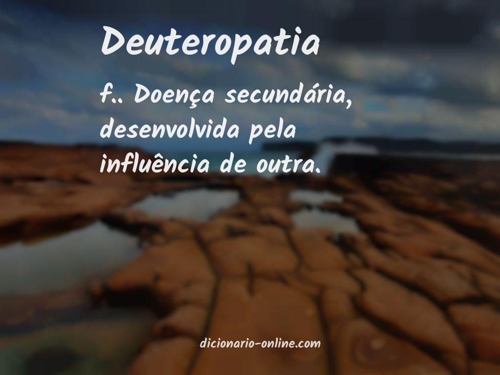 Significado de deuteropatia