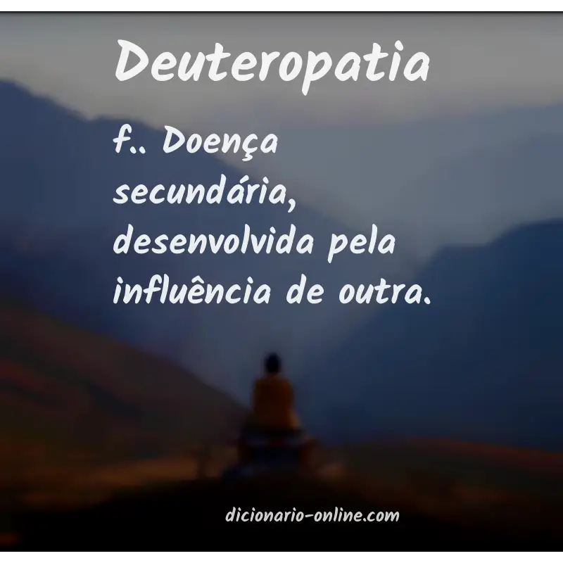 Significado de deuteropatia