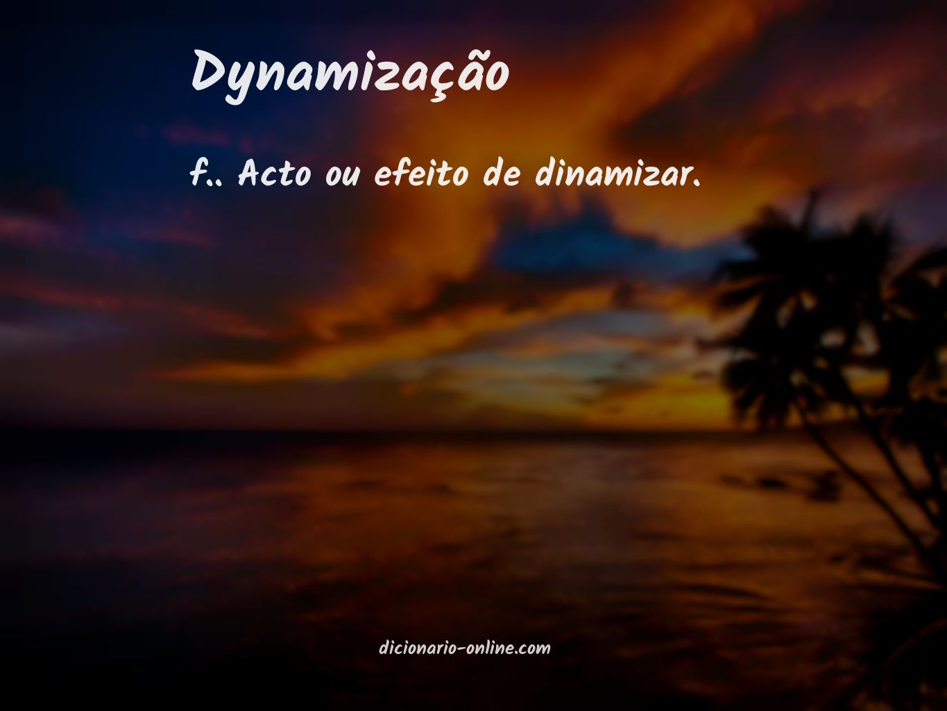 Significado de dynamização