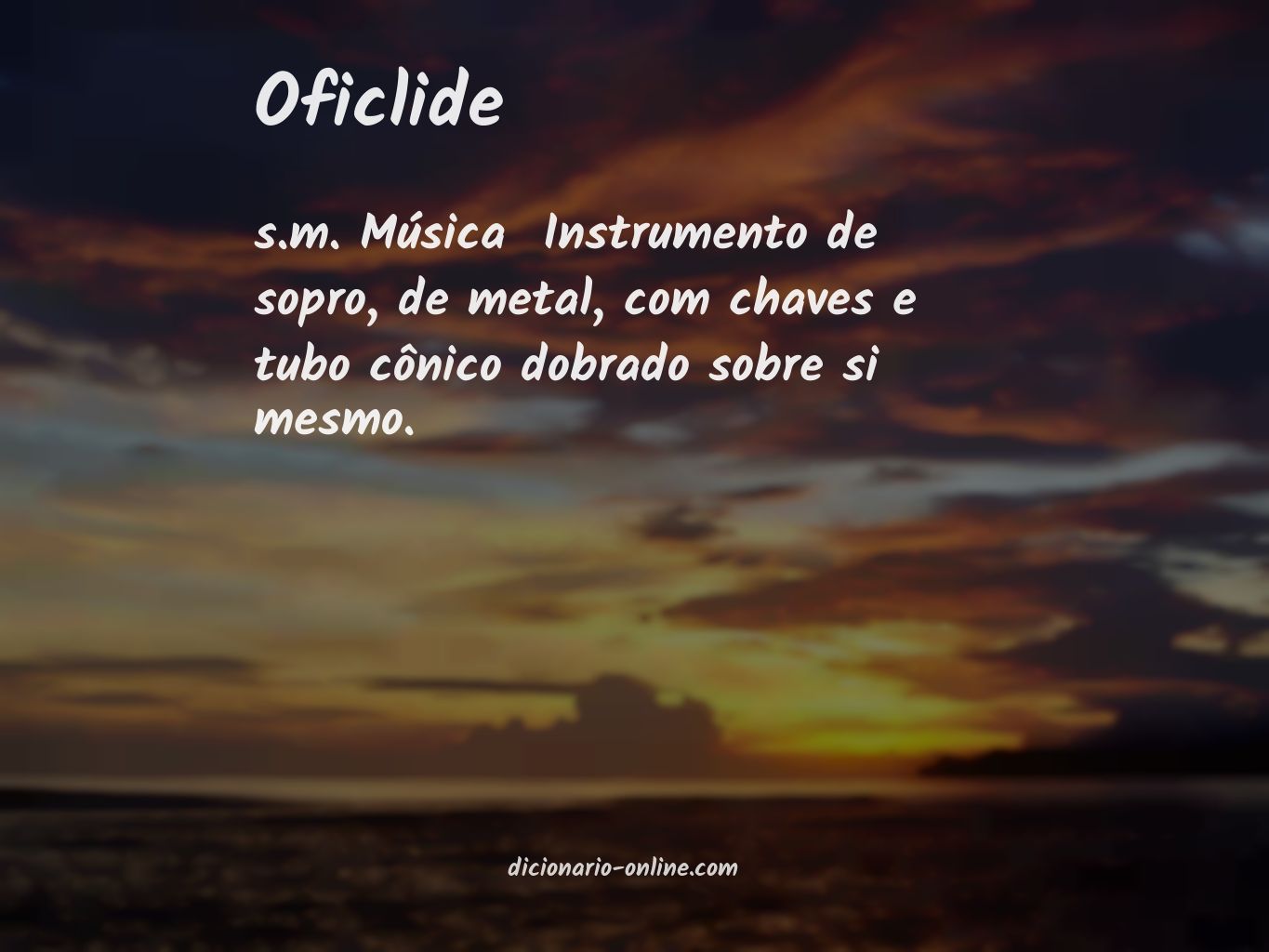 Significado de oficlide