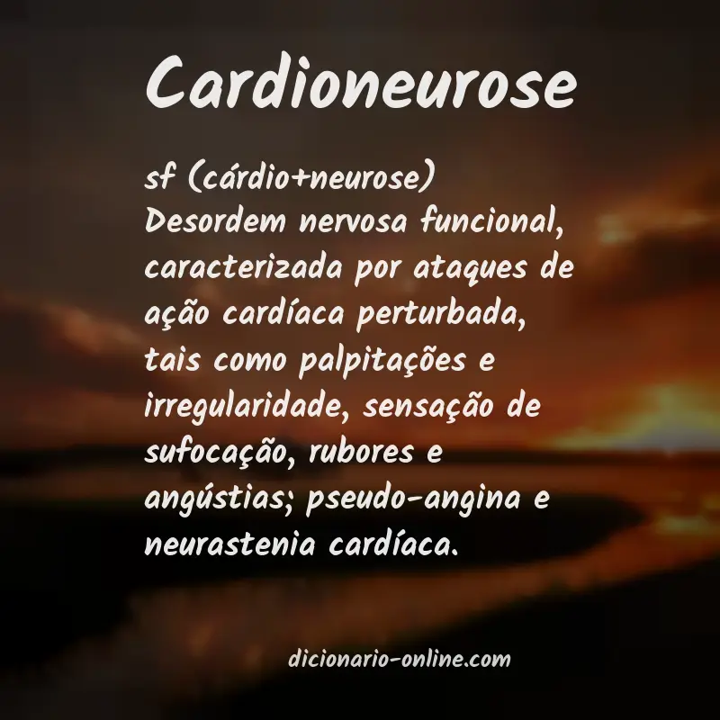 Significado de cardioneurose