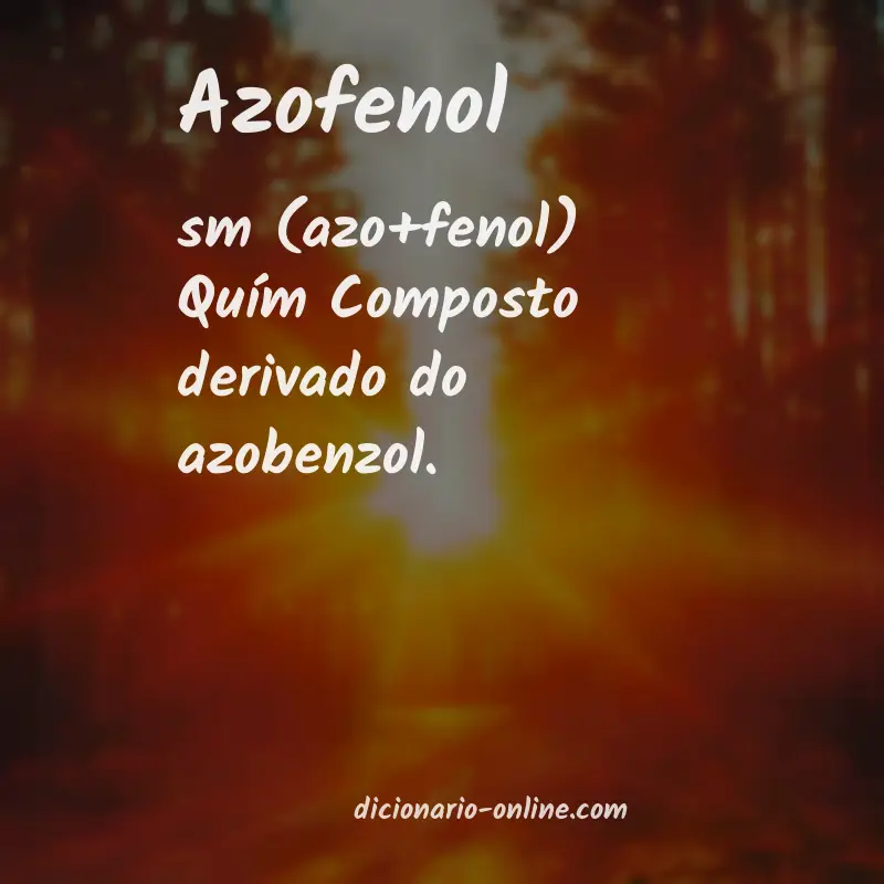 Significado de azofenol