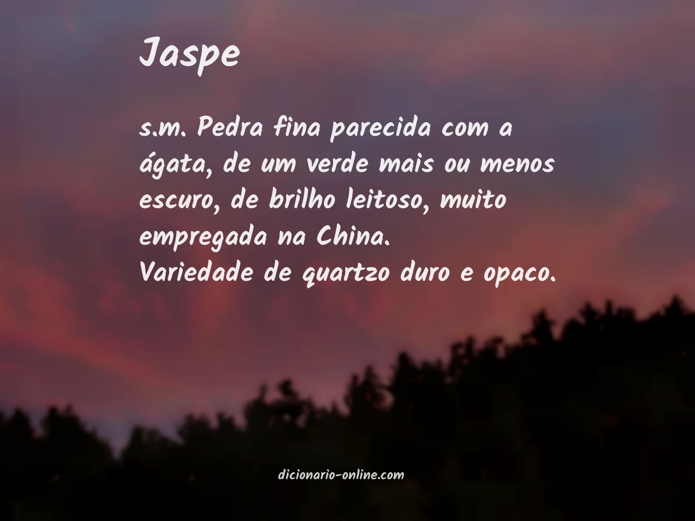 Significado de jaspe