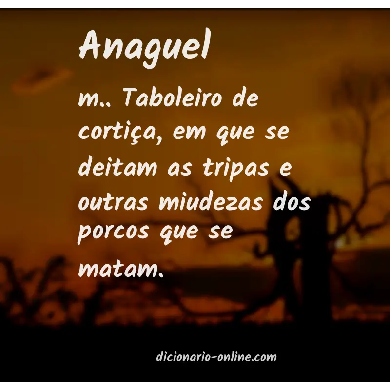 Significado de anaguel