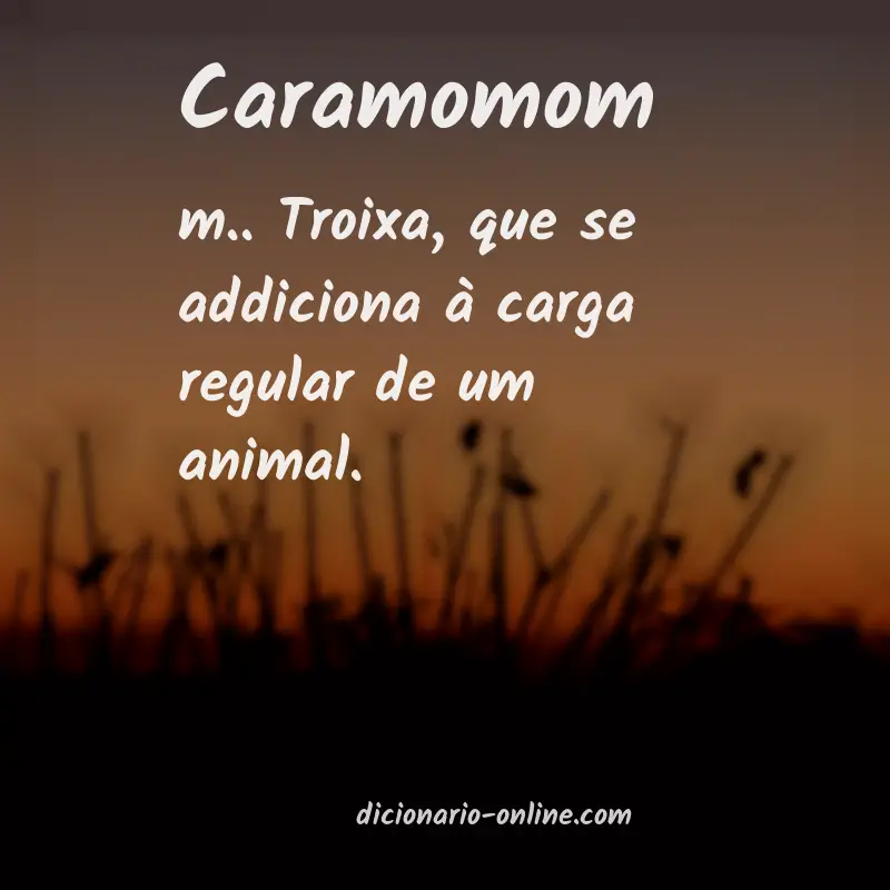 Significado de caramomom