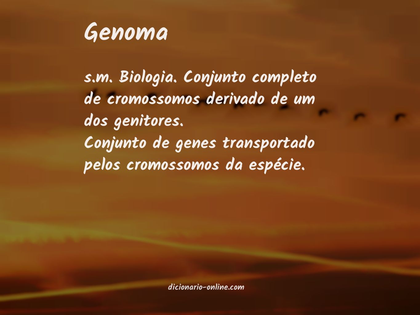 Significado de genoma