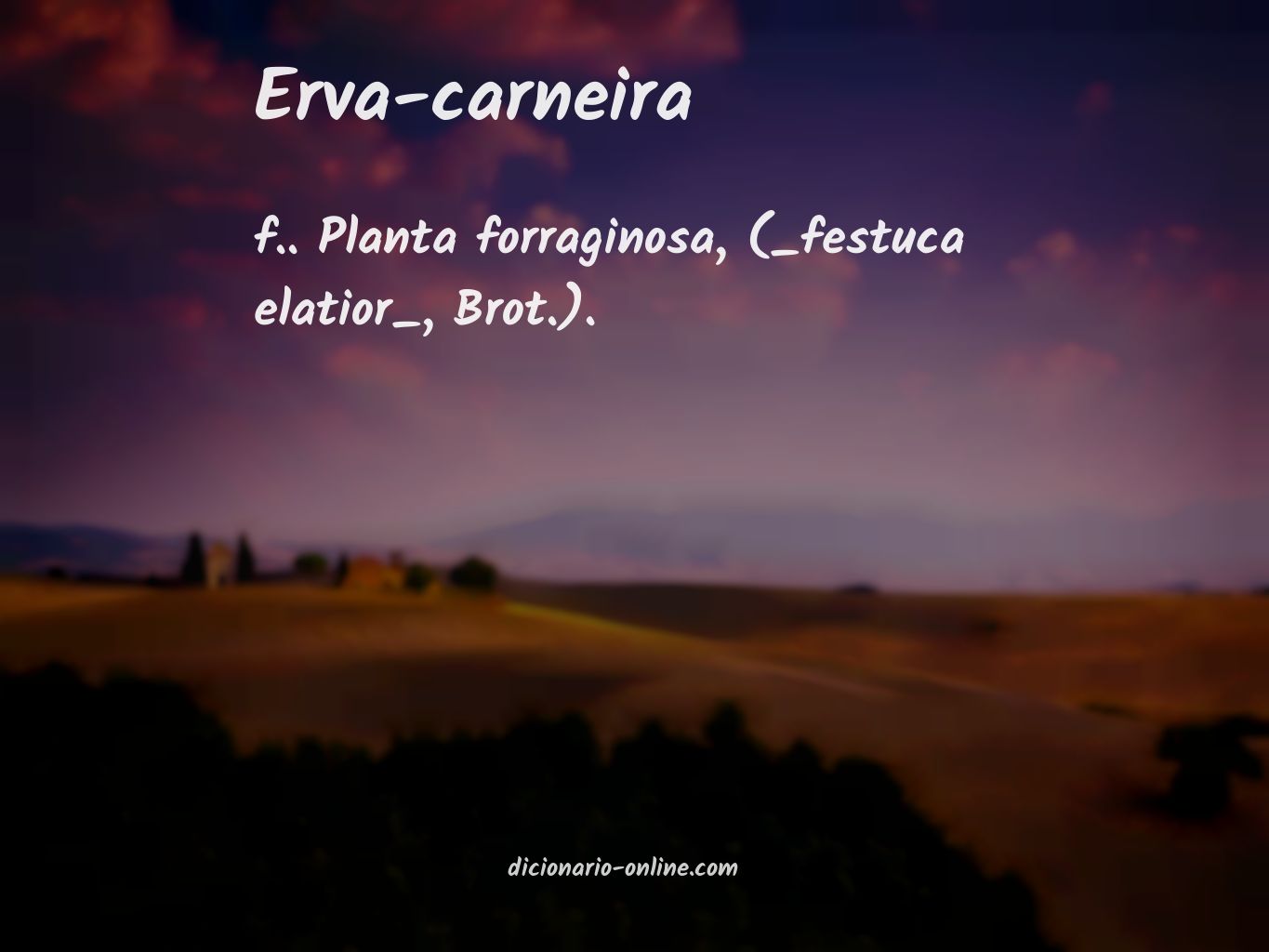 Significado de erva-carneira