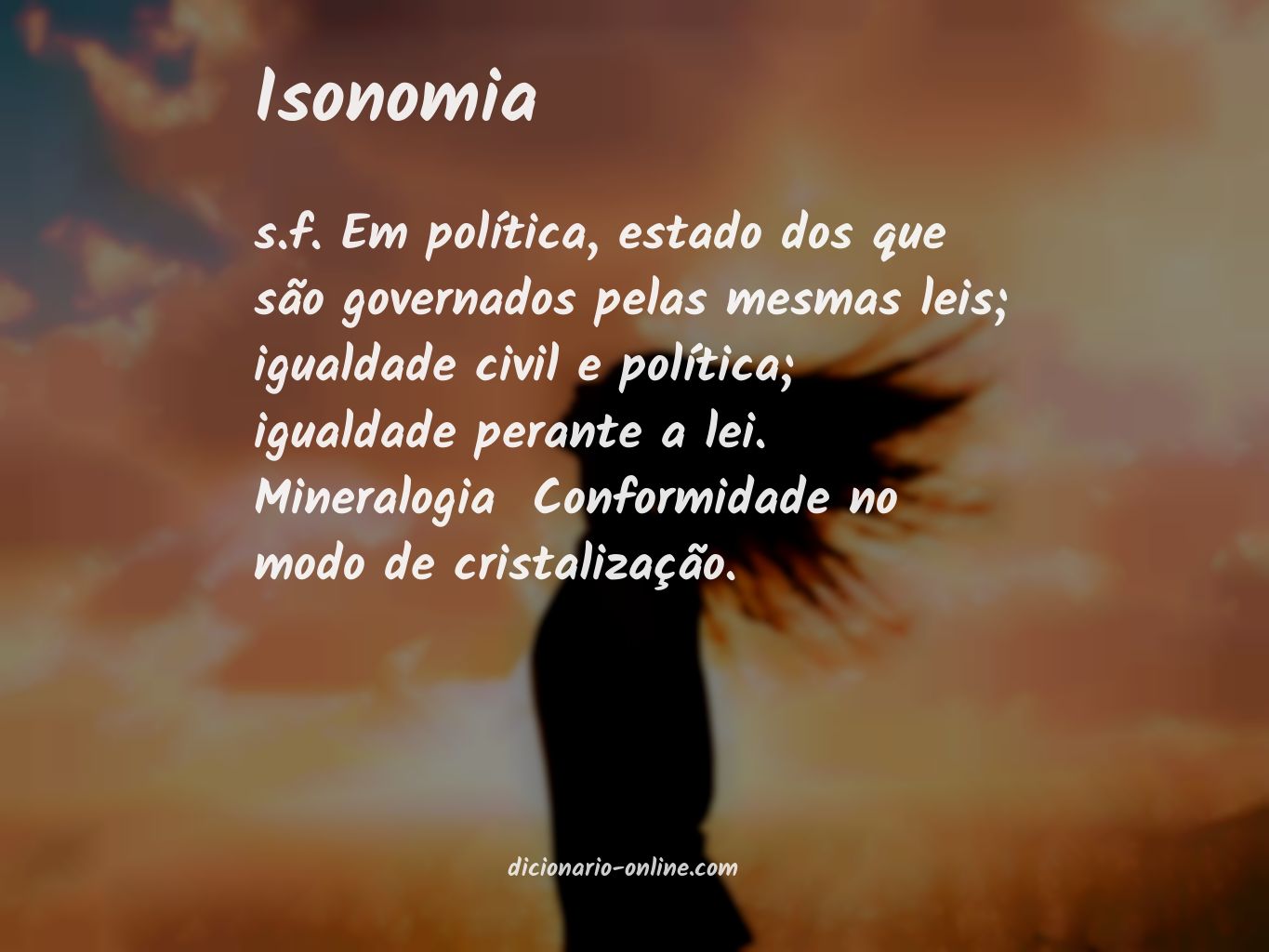 Significado de isonomia