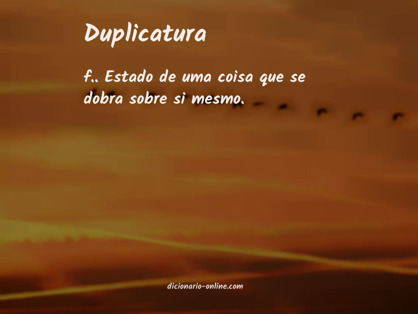 Significado de duplicatura