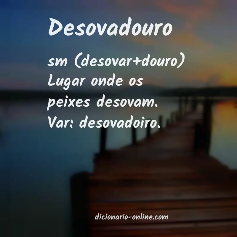 Significado de desovadouro