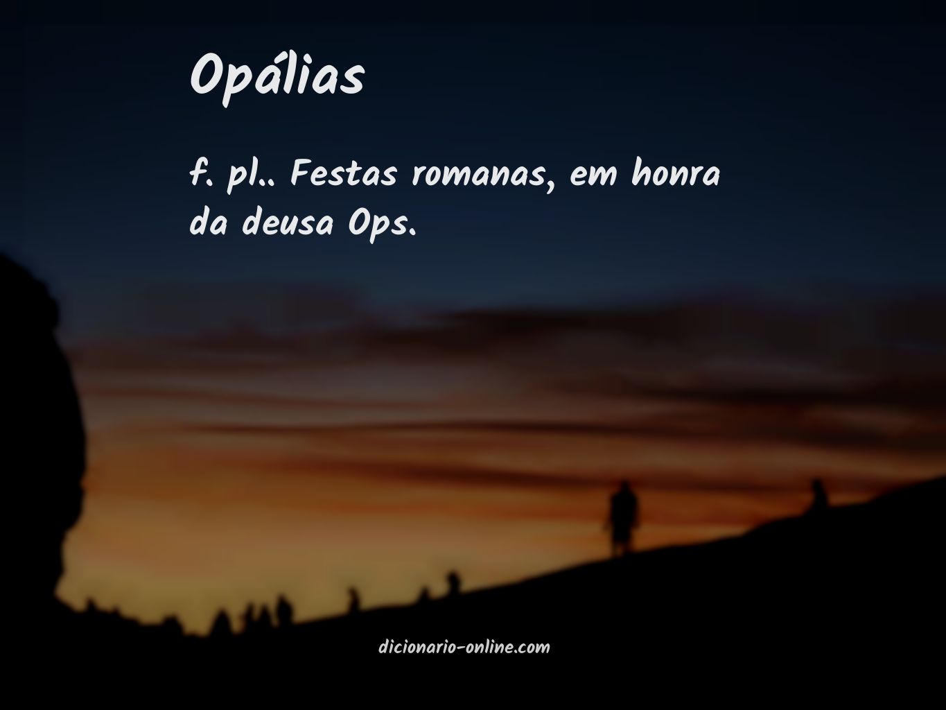 Significado de opálias