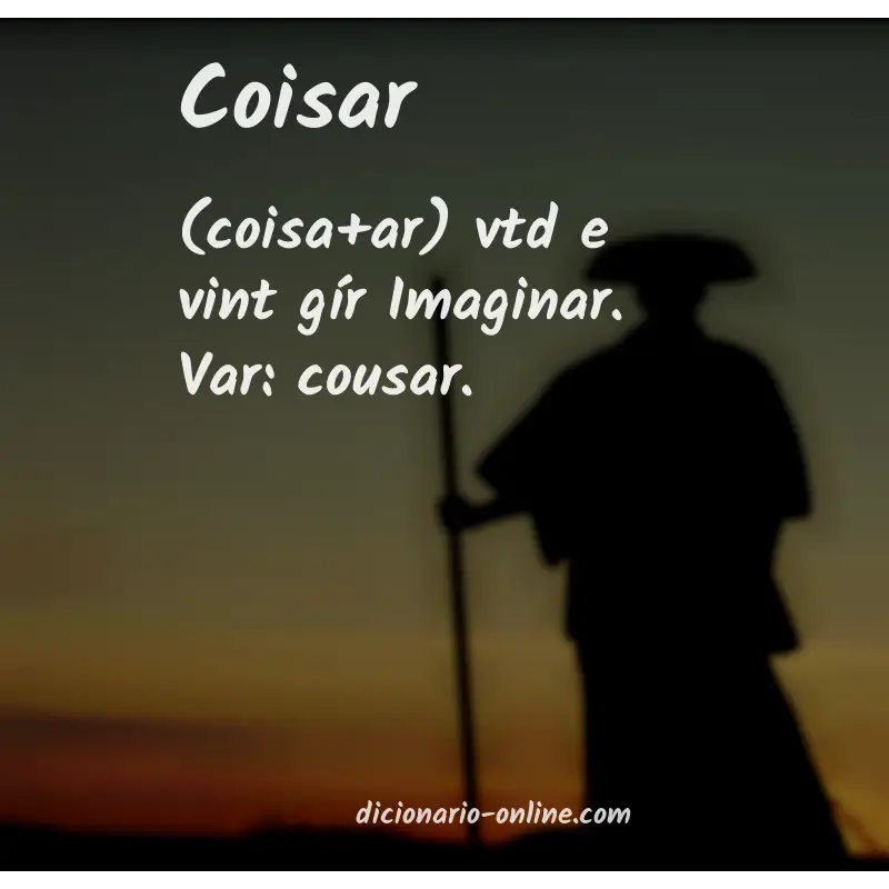 Significado de coisar
