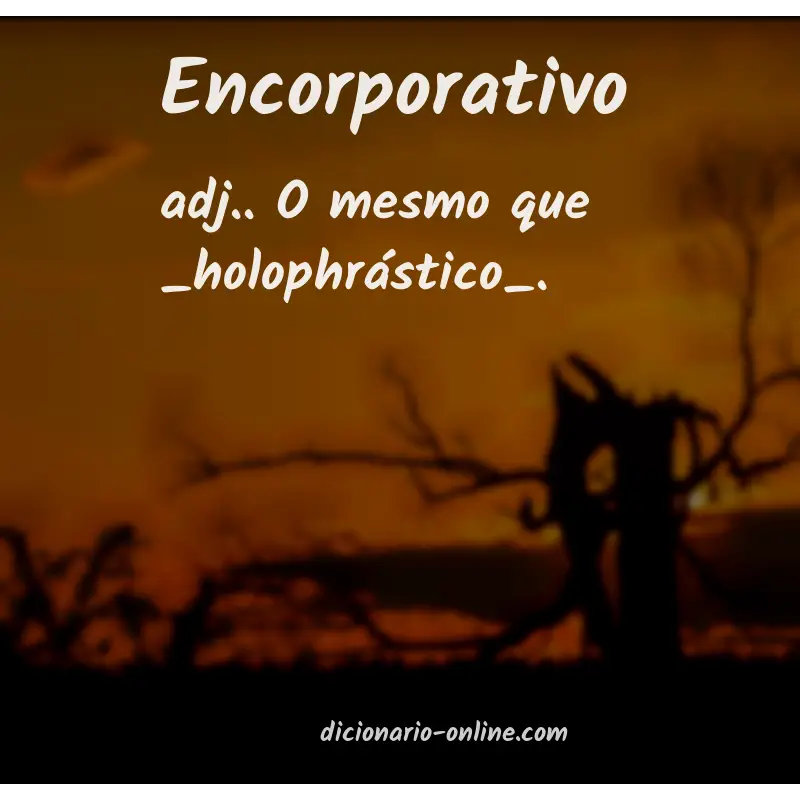 Significado de encorporativo