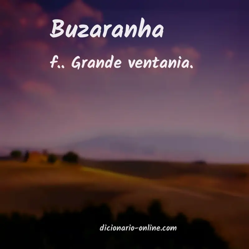 Significado de buzaranha