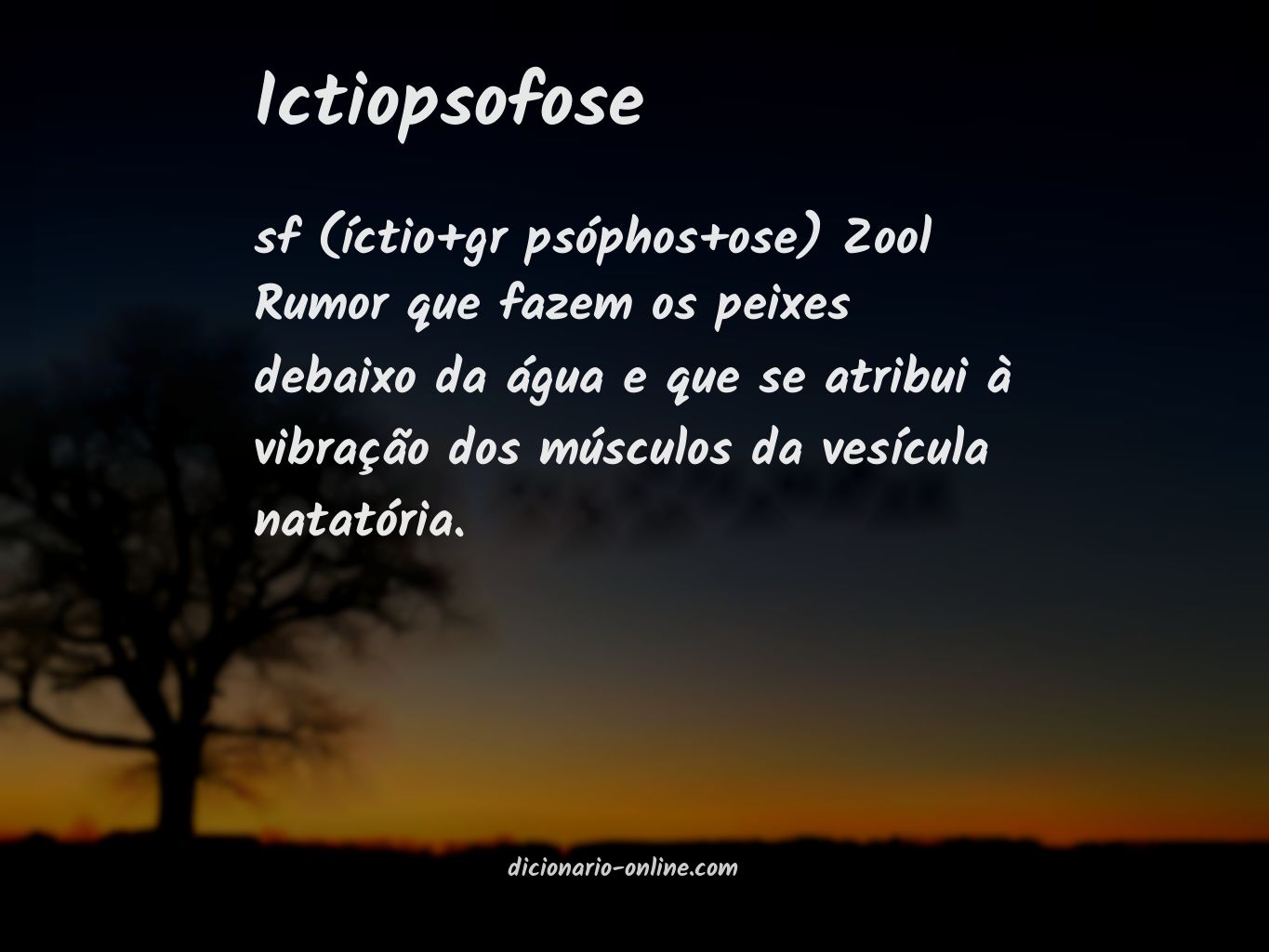 Significado de ictiopsofose