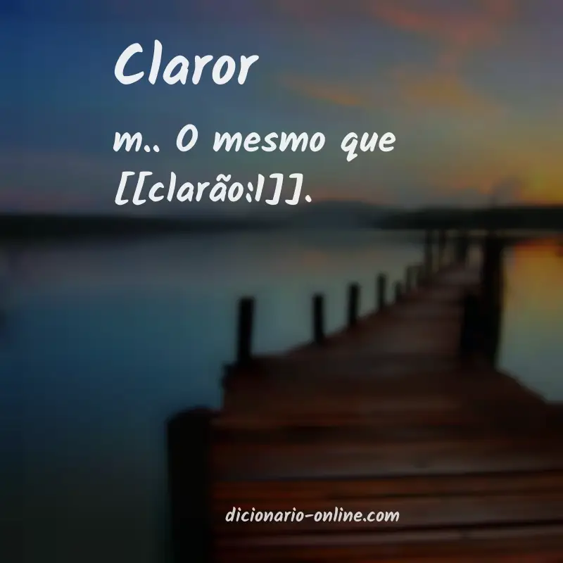 Significado de claror