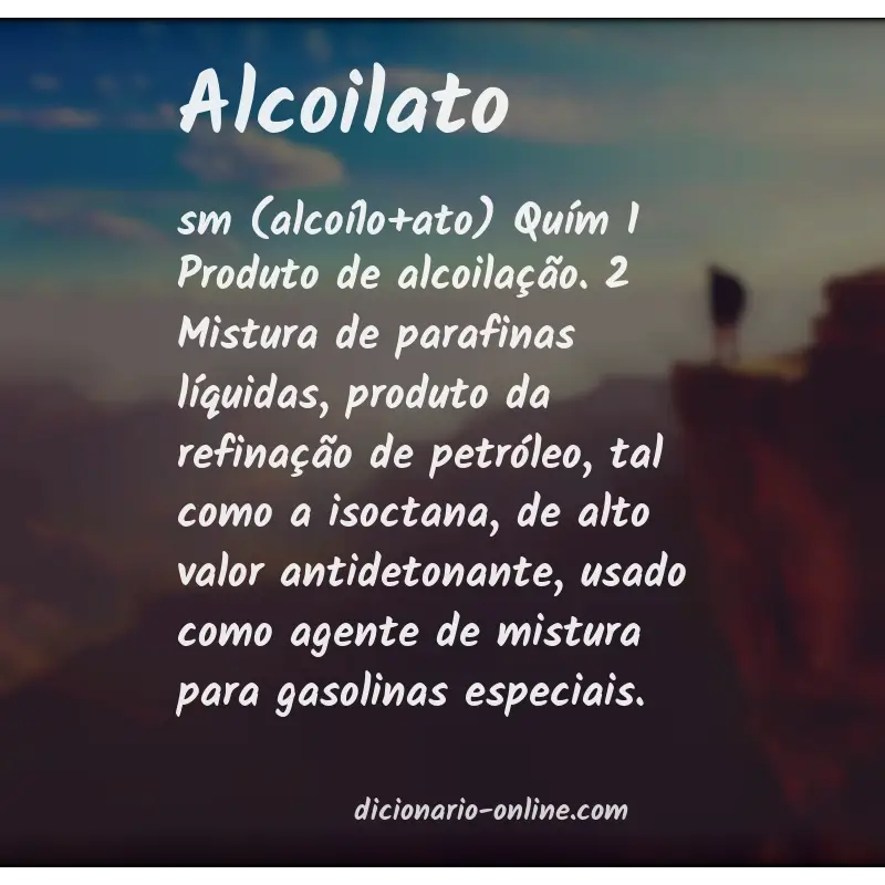 Significado de alcoilato