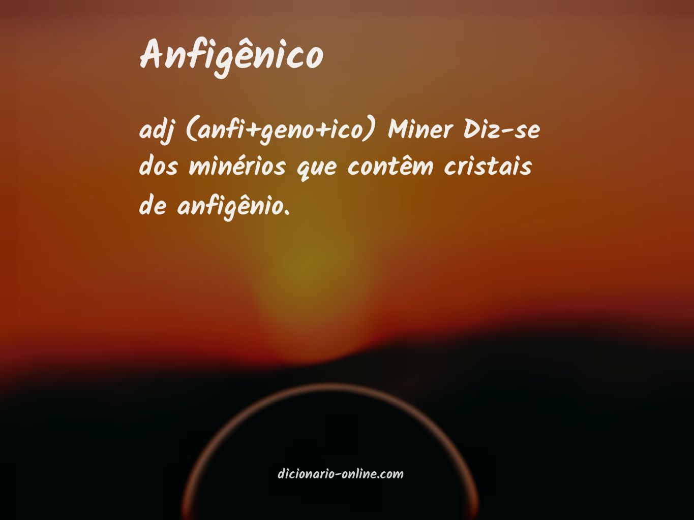 Significado de anfigênico