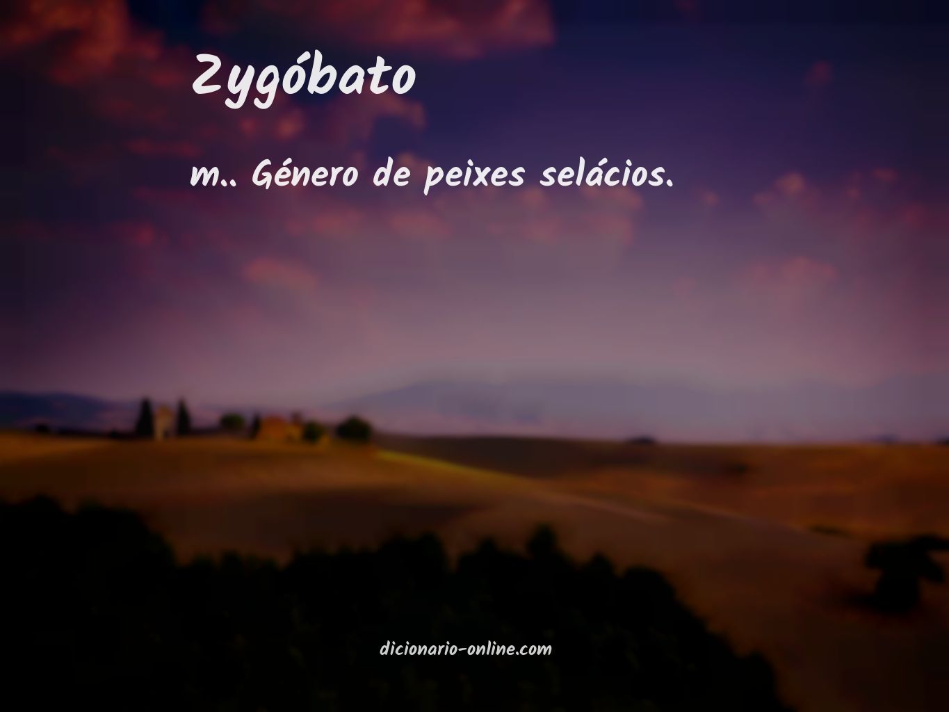 Significado de zygóbato