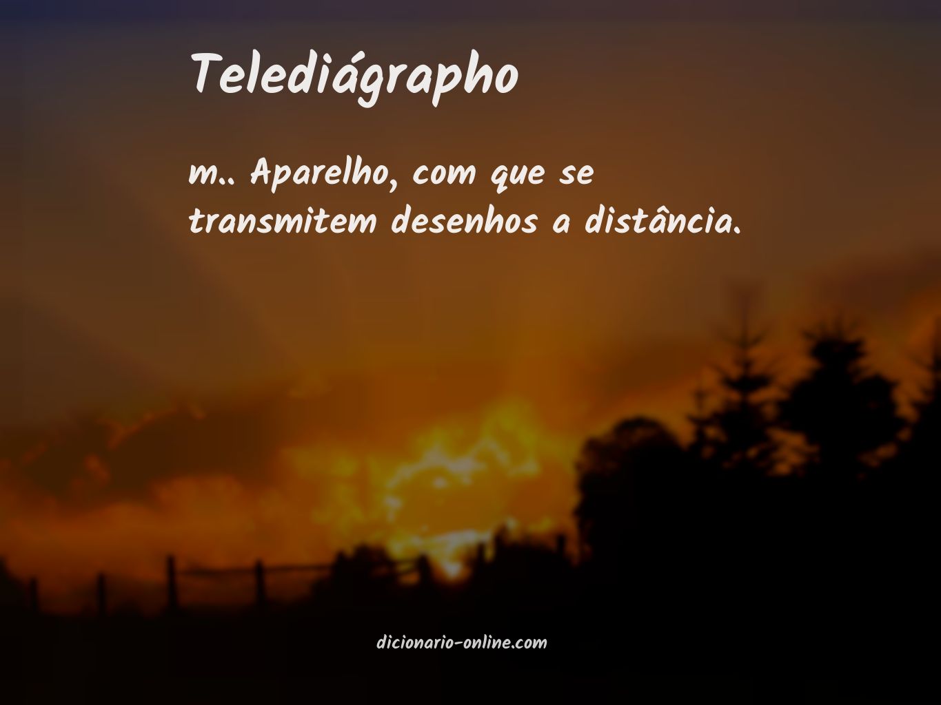 Significado de telediágrapho