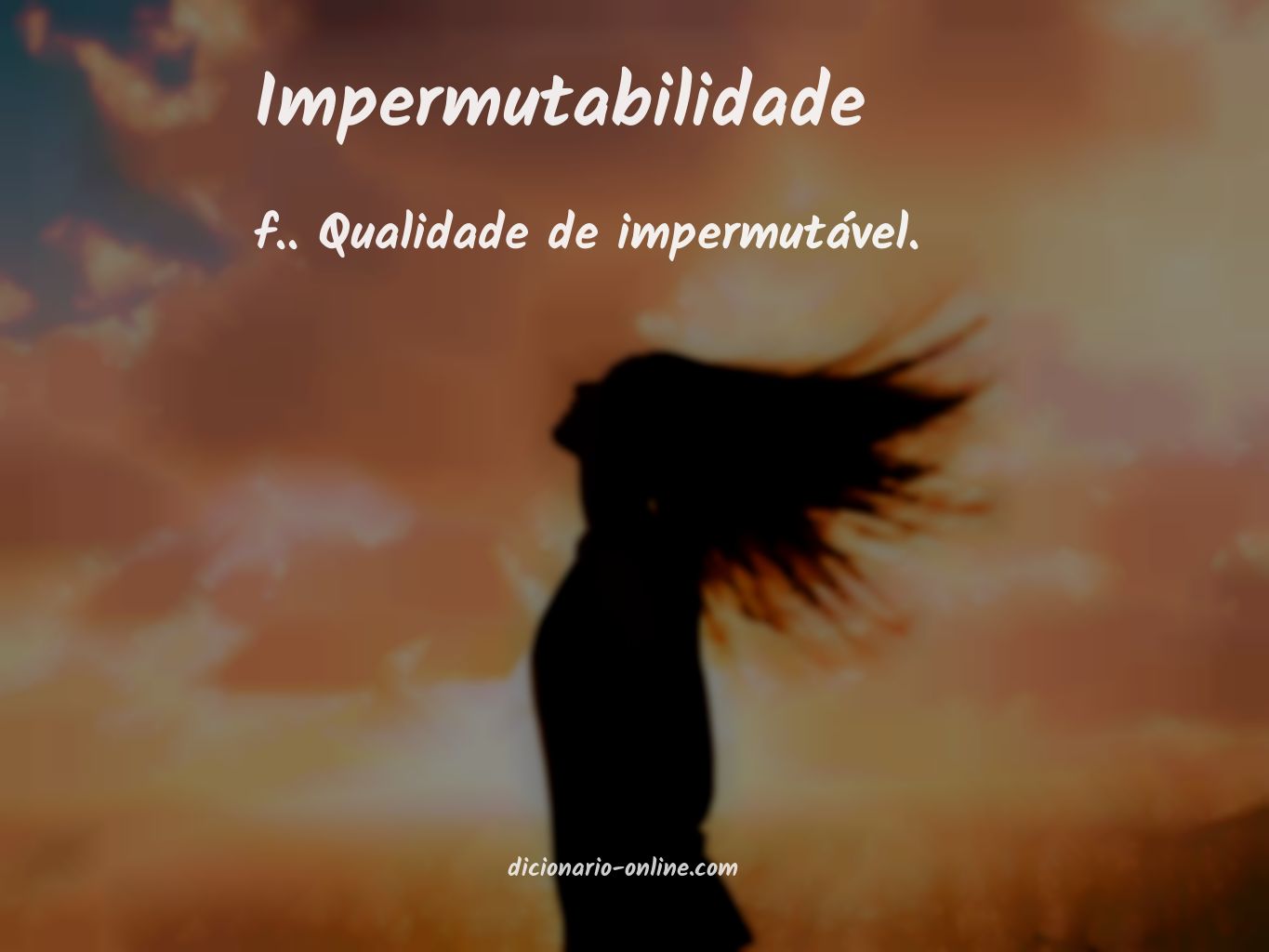 Significado de impermutabilidade