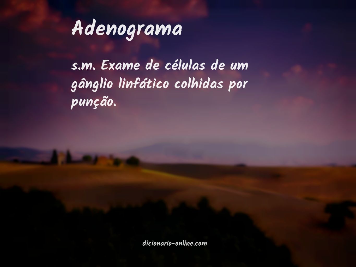 Significado de adenograma