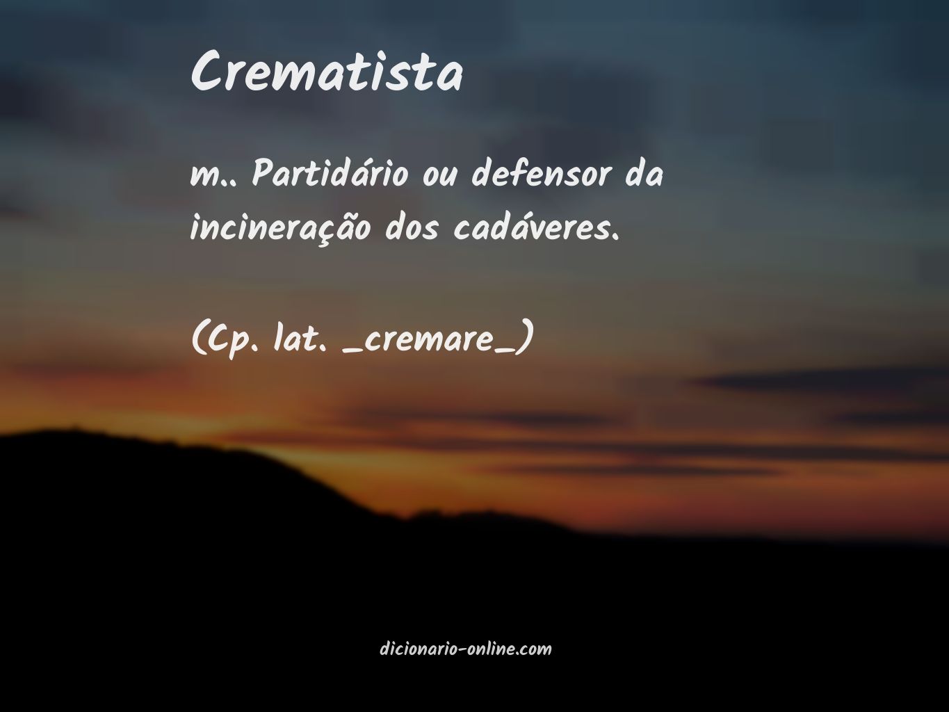 Significado de crematista
