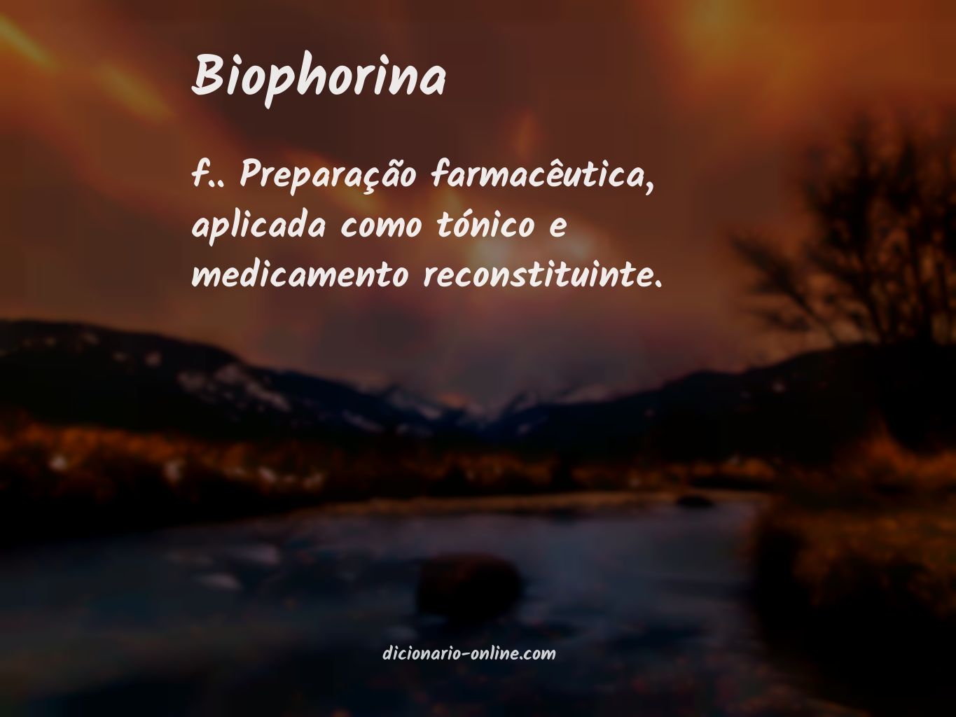 Significado de biophorina