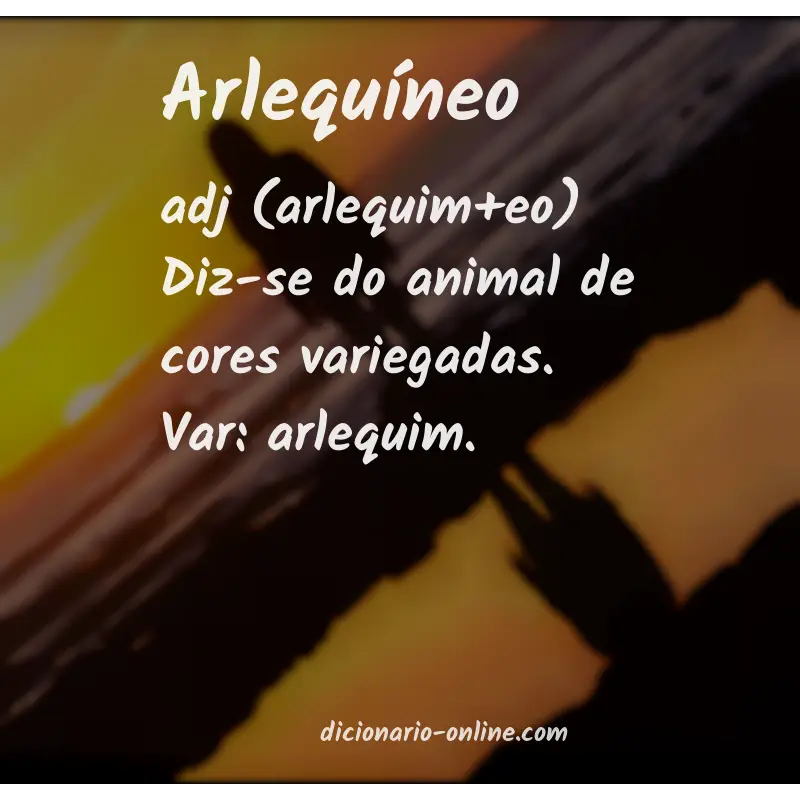 Significado de arlequíneo