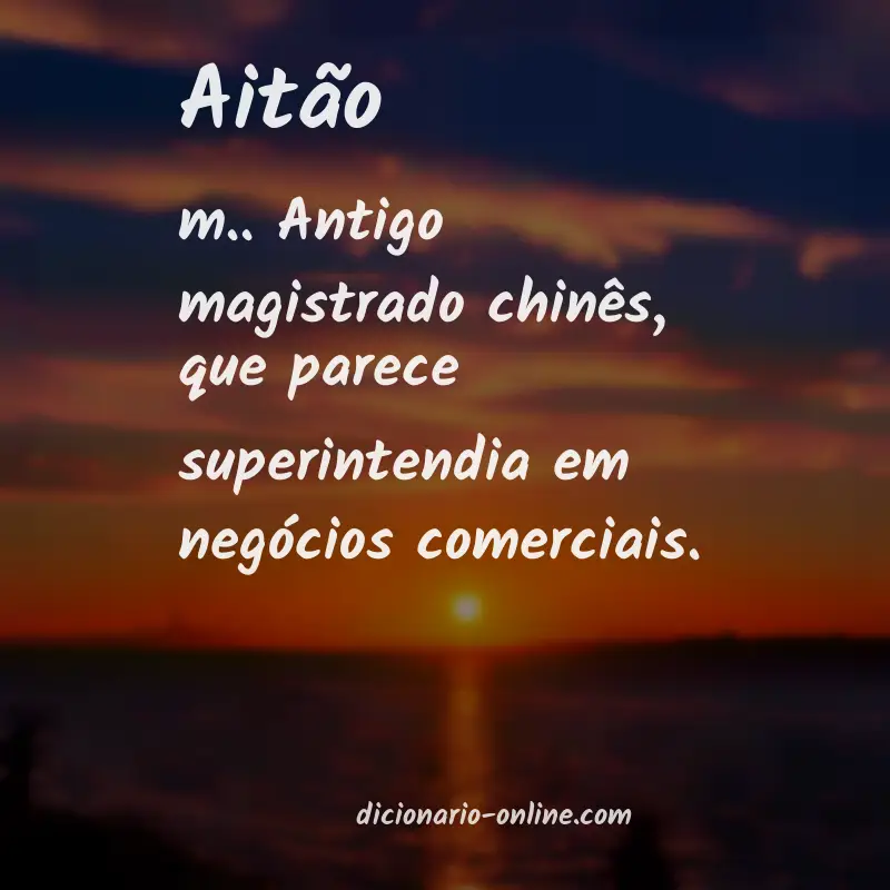 Significado de aitão