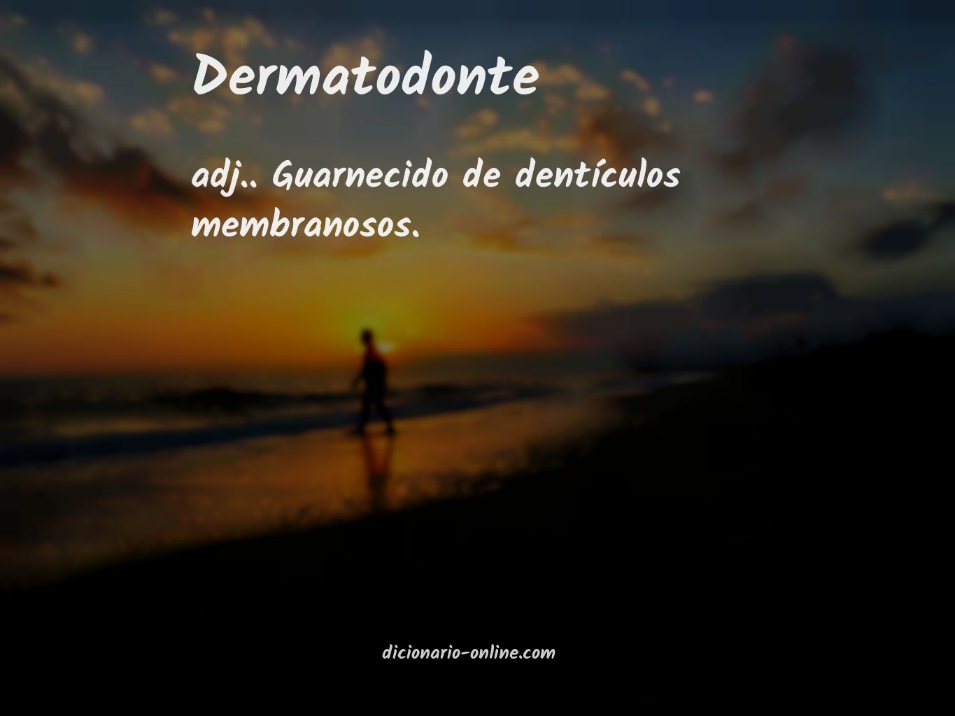 Significado de dermatodonte