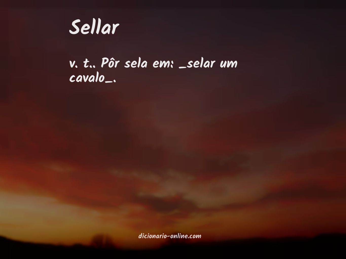 Significado de sellar