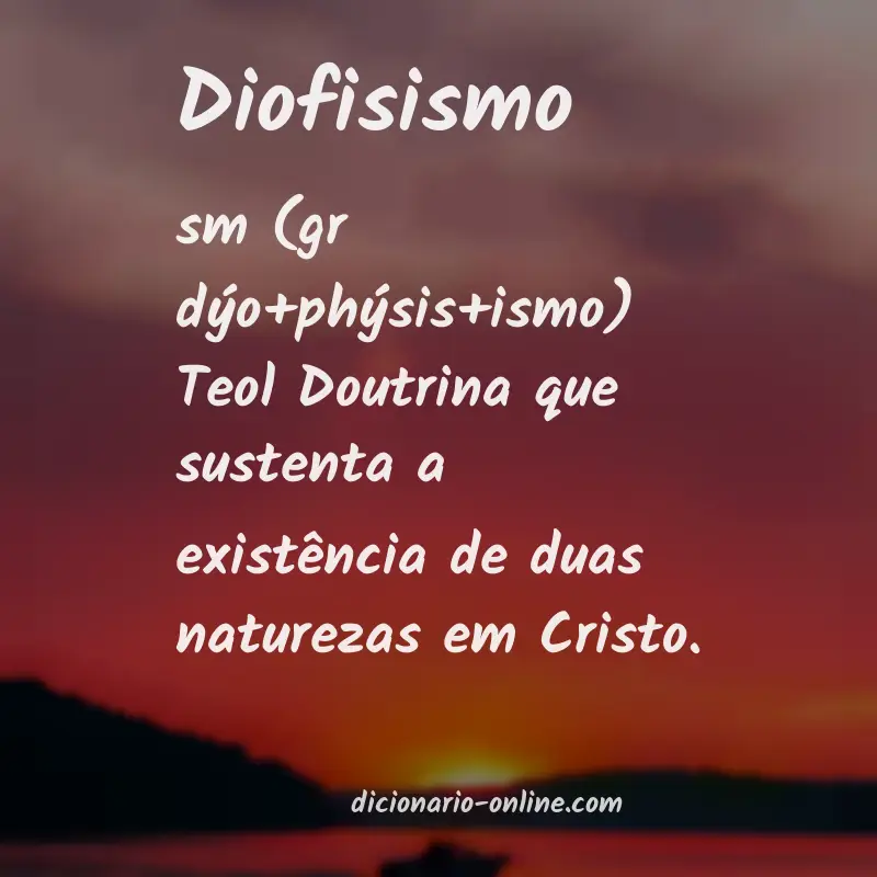 Significado de diofisismo