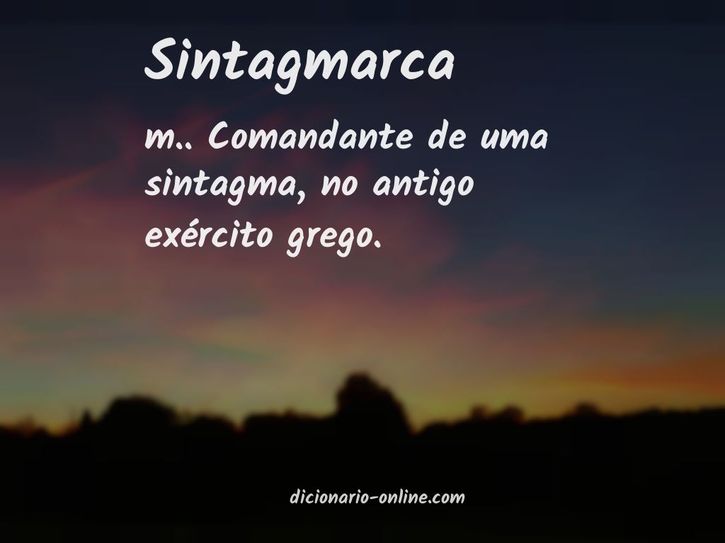 Significado de sintagmarca