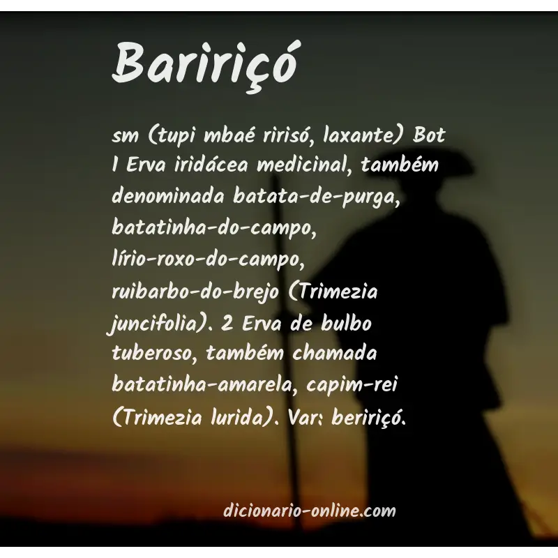 Significado de baririçó