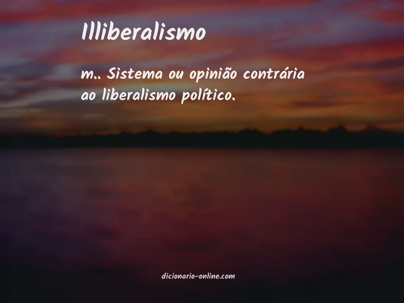 Significado de illiberalismo