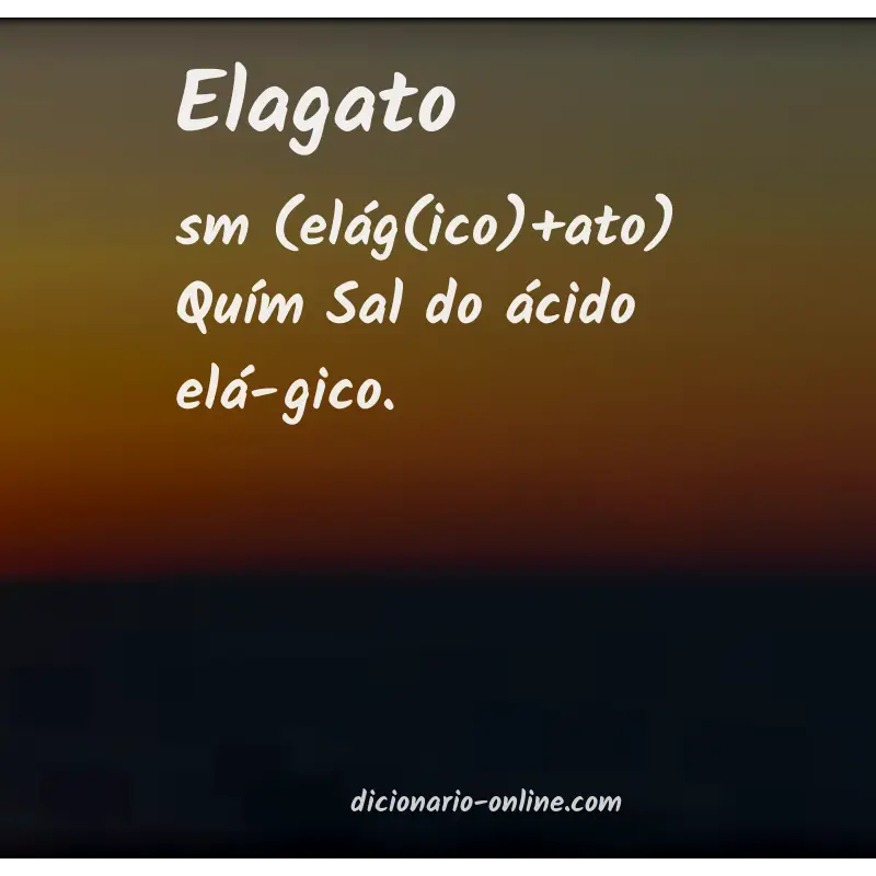 Significado de elagato