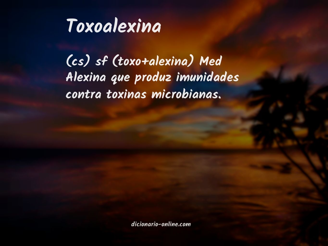 Significado de toxoalexina