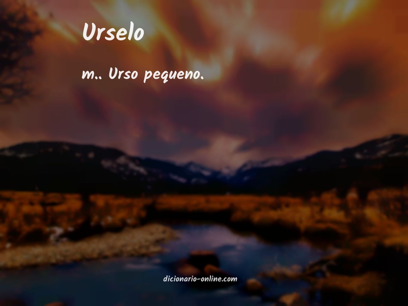 Significado de urselo