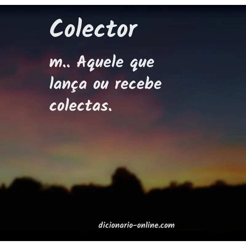 Significado de colector