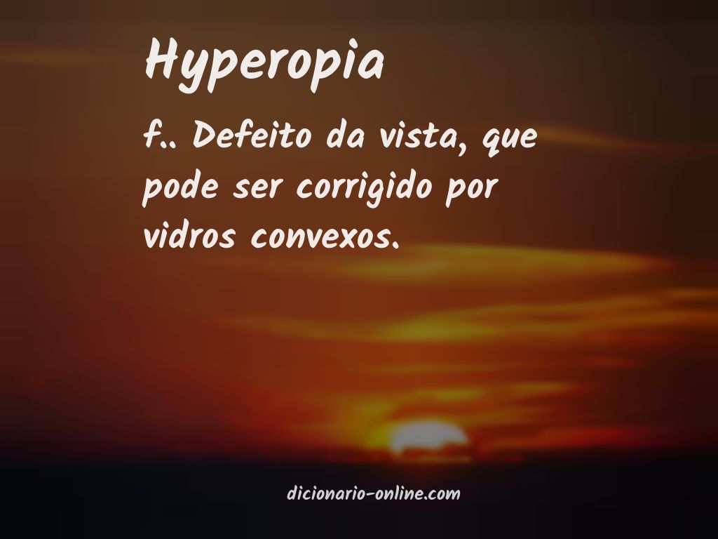 Significado de hyperopia
