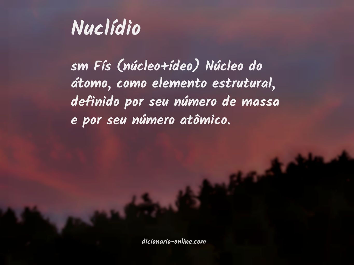 Significado de nuclídio